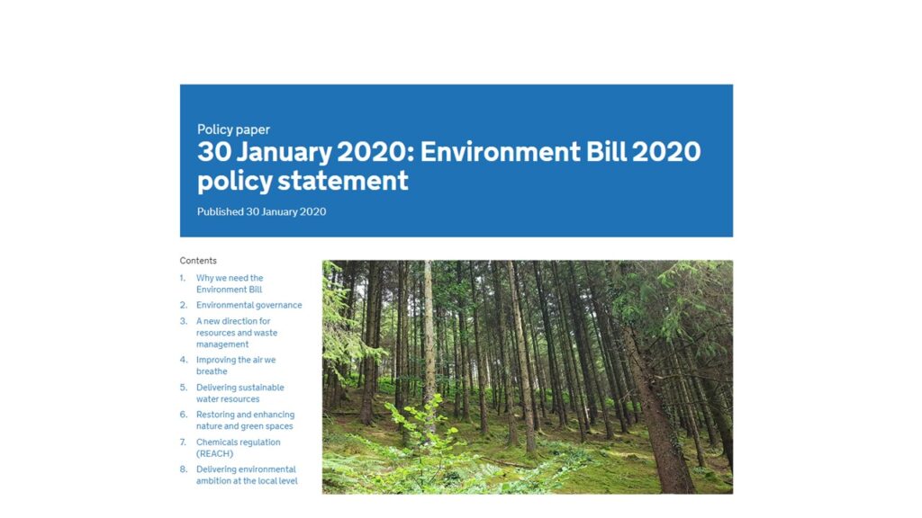 Environment Bill 2020 Impact on use of plastic SEL Group Ltd